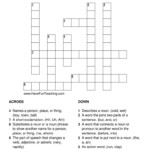 Parts Of Speech Crossword Puzzle Have Fun Teaching - Easy Task Gift Inf Crossword Clue