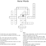 Horses Crossword WordMint - Easy There Horse Crossword