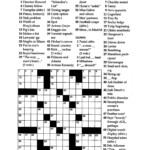 Printable Thomas Joseph Crossword Puzzle For Today Printable  - Easy Times In The Far Distance Crossword