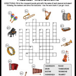 Musical Instruments Crossword - Easy To Be Hard Musical Crossword Clue