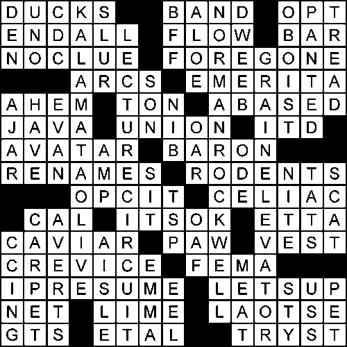 Crossword Global Times - Easy To Carry Woodwind Crossword