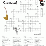 Halloween Crossword Halloween Worksheets Halloween Crossword Puzzles  - Easy To Figure Out Crossword Clue