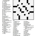 Tony Orbach s 9 03 2015 Crossword shared On Facebook  - Easy To Get Into Crossword