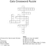 Cats Crosswords Word Searches Bingo Cards WordMint - Easy To Identify Cat Crossword