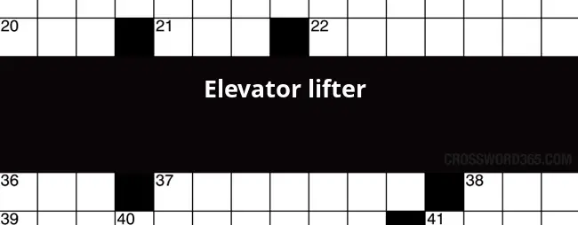 Elevator Lifter Crossword Clue - Easy To Lift Crossword Clue