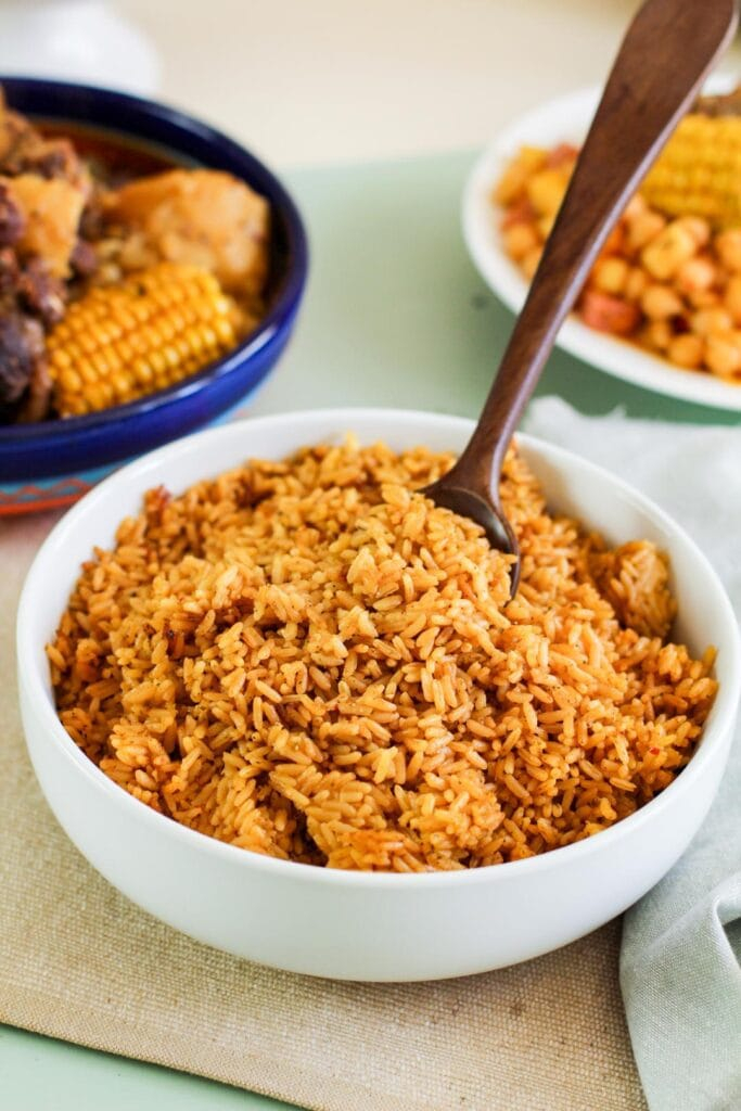 Easy Puerto Rican Rice Recipe Latina Mom Meals - Easy To Make Rice Brand Crossword