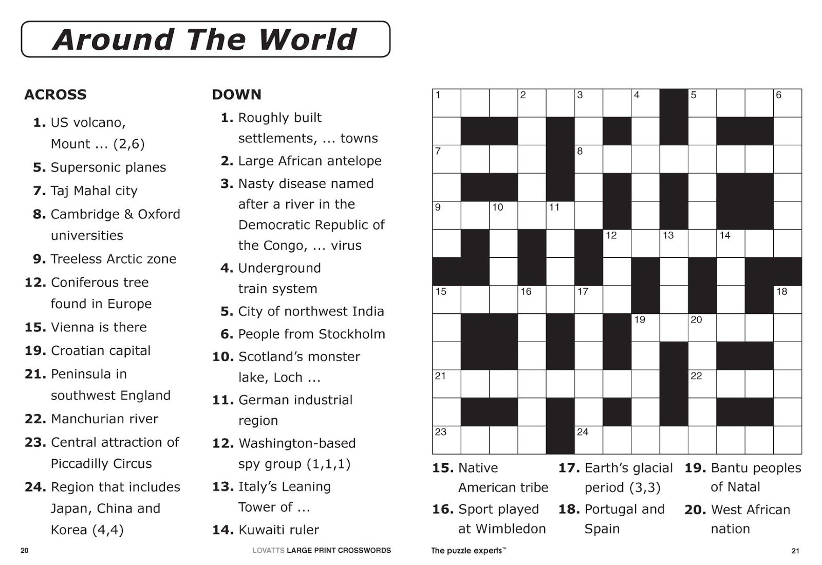 Printable Crossword Puzzles Easy Pdf Printable Crossword Puzzles - Easy To Overlook Details Crossword