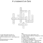 36 Best Photos Italian Sports Cars Crossword Cars Crossword Wordmint  - Easy To Park Car Crossword