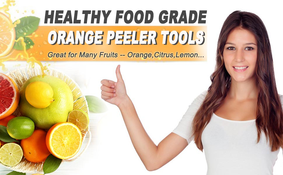 Amazon Orange Peeler Tools Citrus Peel Cutter Plastic Easy Fruit  - Easy To Peel Citrus Crossword