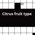 Citrus Fruit Type Crossword Clue - Easy To Peel Citrus Fruits Crossword Clue