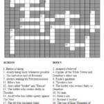 The Edge Of The Precipice Middle Earth Characters Crossword Puzzle - Easy To Read Character Crossword Clue