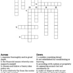 Crossword Puzzle Book For Adult Easy To Read Crossword Puzzle Etsy - Easy To Read Crossword