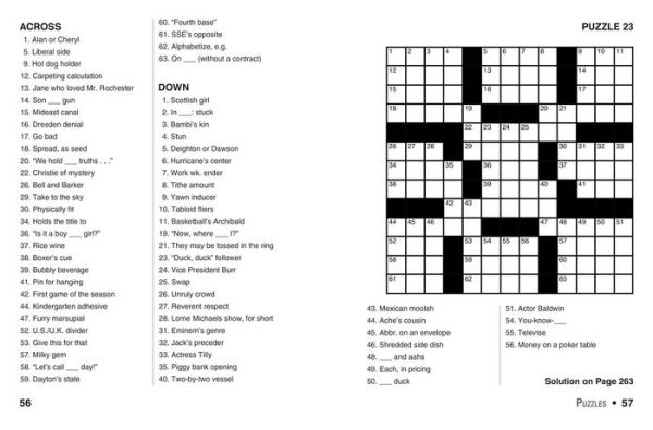 The Everything Easy Large Print Crosswords Book Volume 8 More Than  - Easy To Read Font Crossword