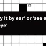 Play It By Ear Or see Eye To Eye Crossword Clue - Easy To See Or Hear Or Understand Crossword Clue