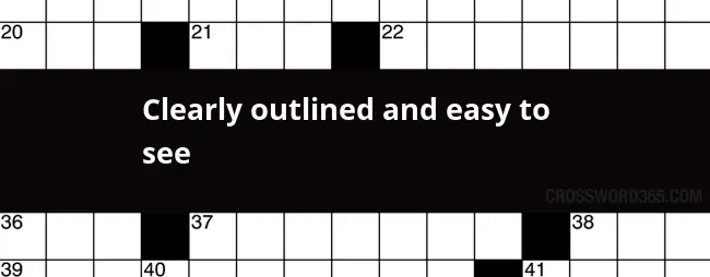 Clearly Outlined And Easy To See Crossword Clue - Easy To See Or Understand Crossword Clue