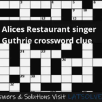 Alices Restaurant Singer Guthrie Crossword Clue LATSolver - Easy To See Or Understand Crossword Clue