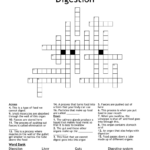 Digestion Crossword WordMint - Easy To Swallow Meds Crossword