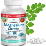 Buy Magnesium Citrate 400mg 200 Capsules High Potency For Sleep  - Easy To Swallow Pill Crossword