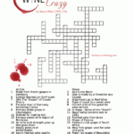 Crossword Puzzle Test Your Wine Knowledge In The Mix Magazine - Easy To Swallow Wines Crossword Clue