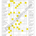 Easy Crossword 8 ESL Worksheet By Mulle - Easy To Talk With Crossword