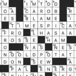 Newsletterforeveryone Rex Parker Does The NYT Crossword Puzzle - Easy Two-pointer Crossword