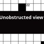 Unobstructed View Crossword Clue - Easy Unobstructed Progress Crossword Clue