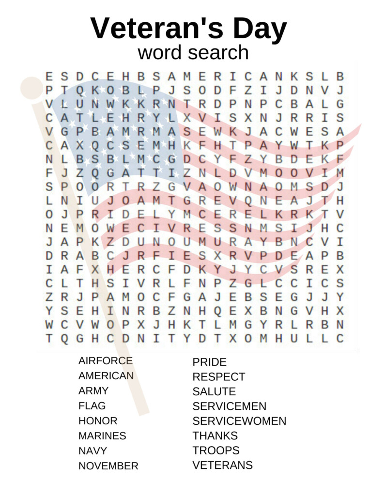 Printable Military Crossword Puzzles Printable Crossword Puzzles - Easy Veterans Day Crossword Puzzle