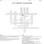 Civil Rights Crossword Puzzle Pdf Printablecrosswordpuzzlesfree - Easy Victim Crossword
