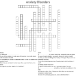 High Anxiety Crossword Puzzle Printablecrosswordpuzzlesfree - Easy Victim Crossword