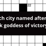 French City Named After The Greek Goddess Of Victory Crossword Clue - Easy Victory Crossword Clue