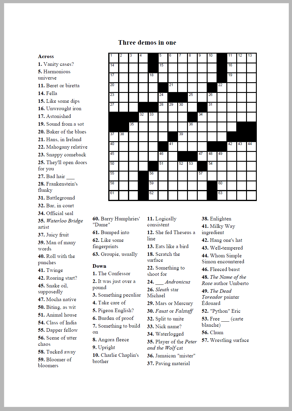 Crossword Compiler Bundle Educational Software For PC - Easy Way To Learn Computer Language Crossword