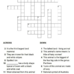 Sunday Puzzle Solve This Animals Crossword Puzzle  - Easy Way To Solve Crossword Puzzles