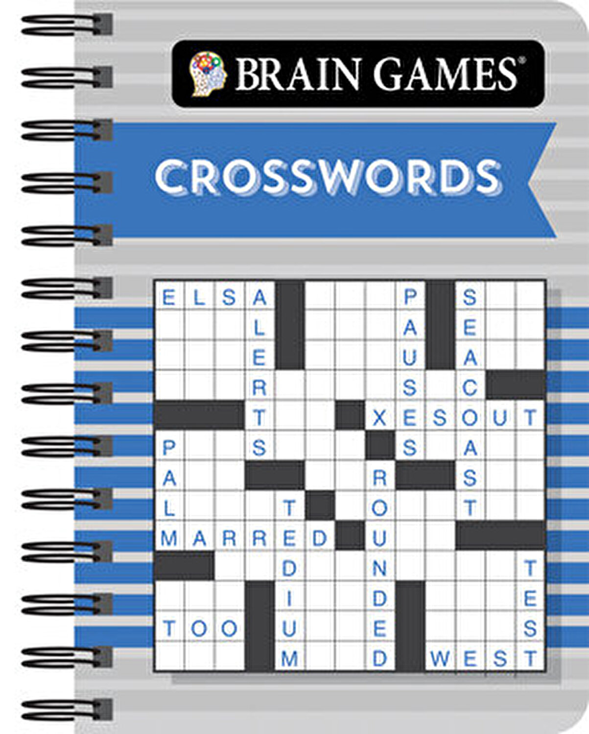 Brain Games Mini Crosswords Blue Spiral Elefant ro - Easy Win Crossword Ro