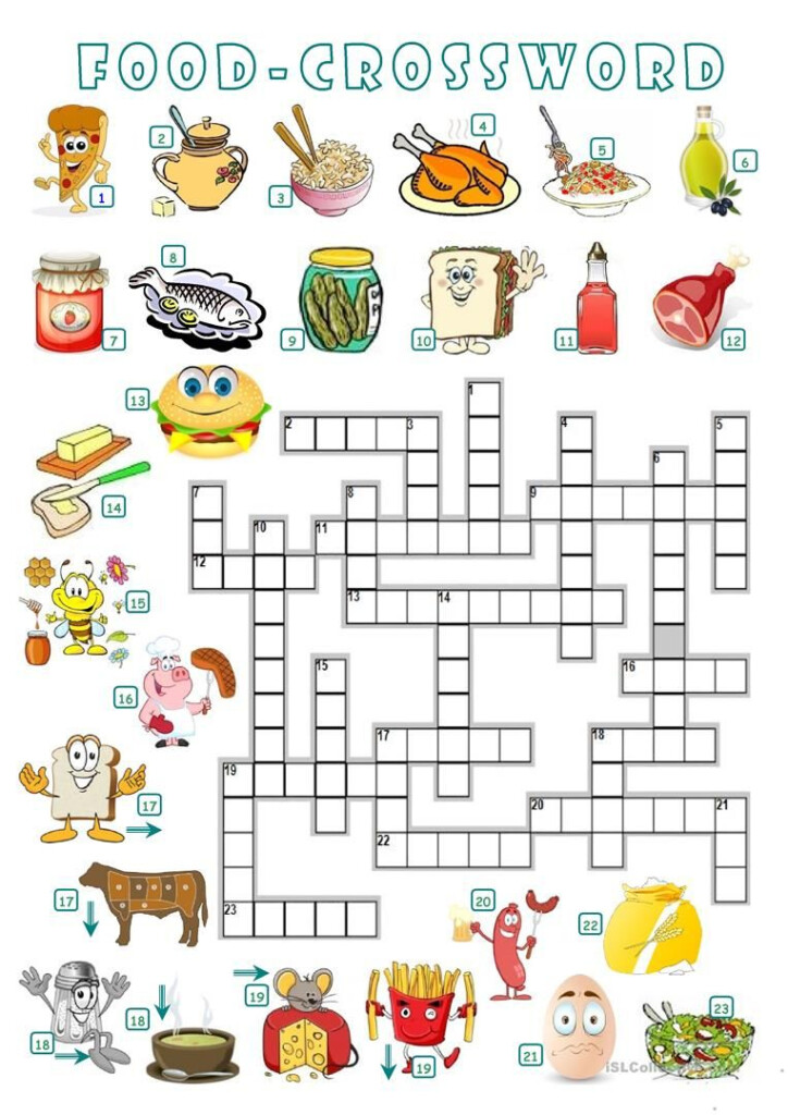 Printable Crossword Esl English Worksheets For Kids Learn English  - English Crosswords Printable Easy