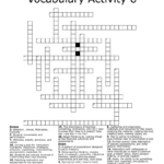 Vocabulary Activity 6 Crossword WordMint - Establish A Standard That's Easy To Reach Crossword