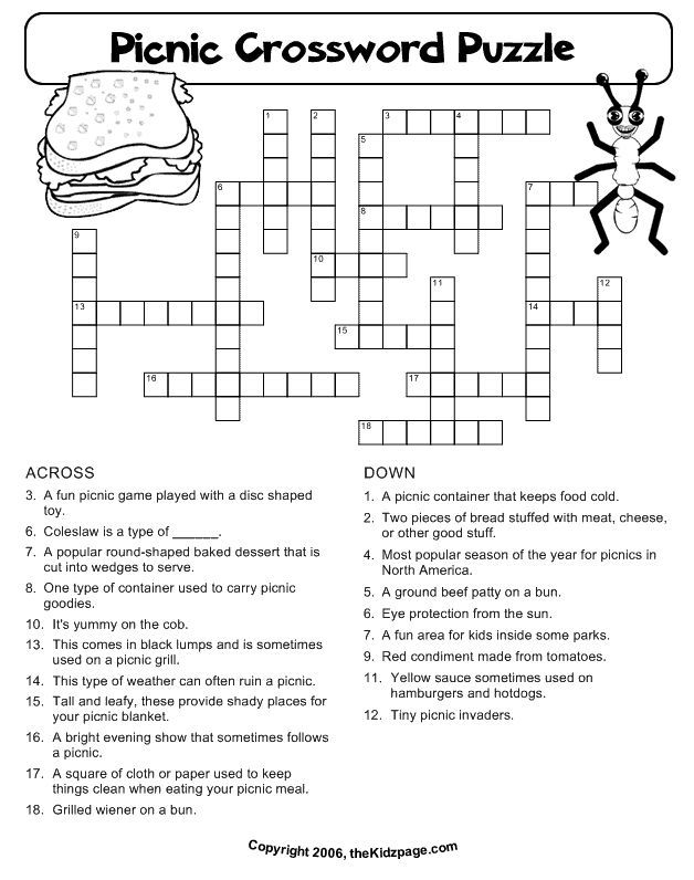 Free 6th Grade Crossword Puzzles Printable Crossword Printable - Free Easy Crossword Puzzles Fot 6th Graders