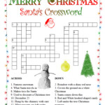 Christmas Crossword Puzzles Best Coloring Pages For Kids - Free Easy Printable Christmas Crossword Puzzles