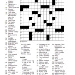 J And L Projects February 2013 - Free Printable Easy Crossword Puzzles With Answers