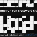 Home Run Run Crossword Clue LATSolver - Goes At An Easy Gait Crossword Clue