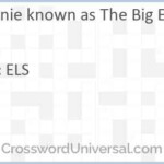 Ernie Known As The Big Easy Crossword Clue CrosswordUniversal - Golf Big Easy Ernie Crossword