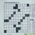 How To Finish A Crossword Puzzle 6 Steps with Pictures  - How Long To Finish Easy Crossword Puzzle