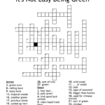 Similar To Shades Of Green Word Search WordMint - It's Not Easy Being Green Crooner Crossword