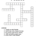Printable Easy Crossword Puzzles For Kids 101 Activity - It's Not Easy To Sink Crossword