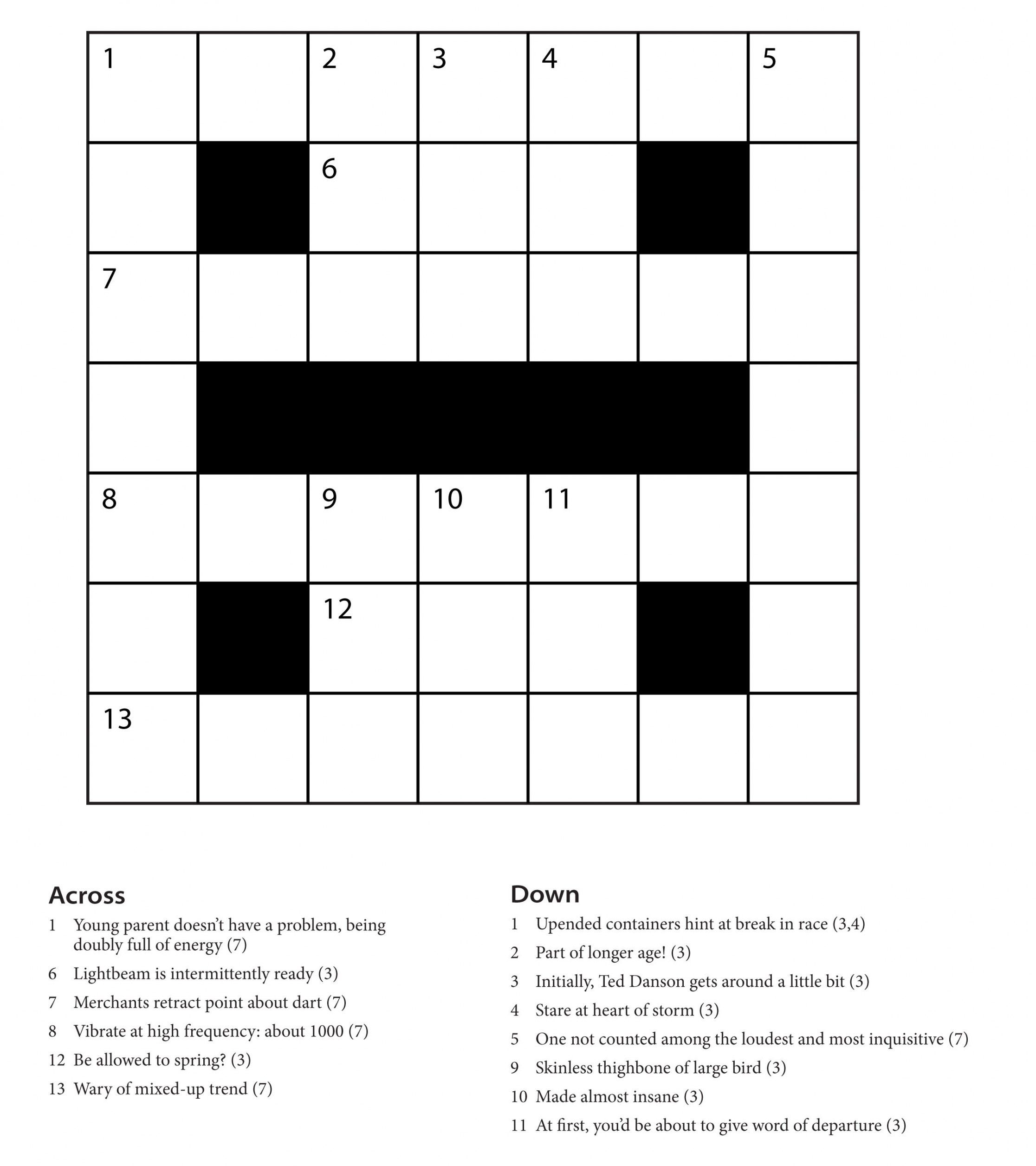 Printable Jumbo Crossword Printable Crossword Puzzles Printable Jumbo  - Jumbo Print Easy Crosswords 6