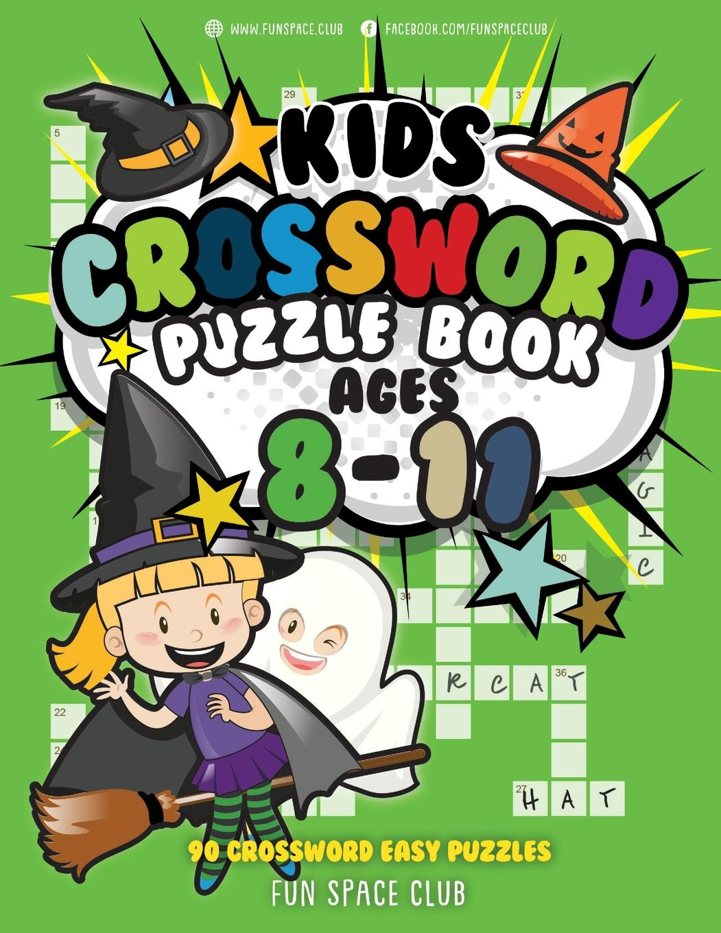 Kids Crossword Puzzle Books Ages 8 11 90 Crossword Easy Puzzle Books  - Kids Easy Crossword Puzzle Book