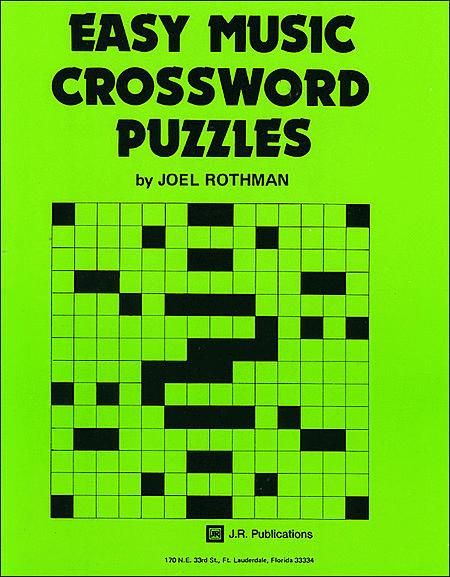 Easy Music Crossword Puzzles Book 1 Crossword Puzzle Book JR JRP67  - Kind Of Music With An Easy Switch Crossword