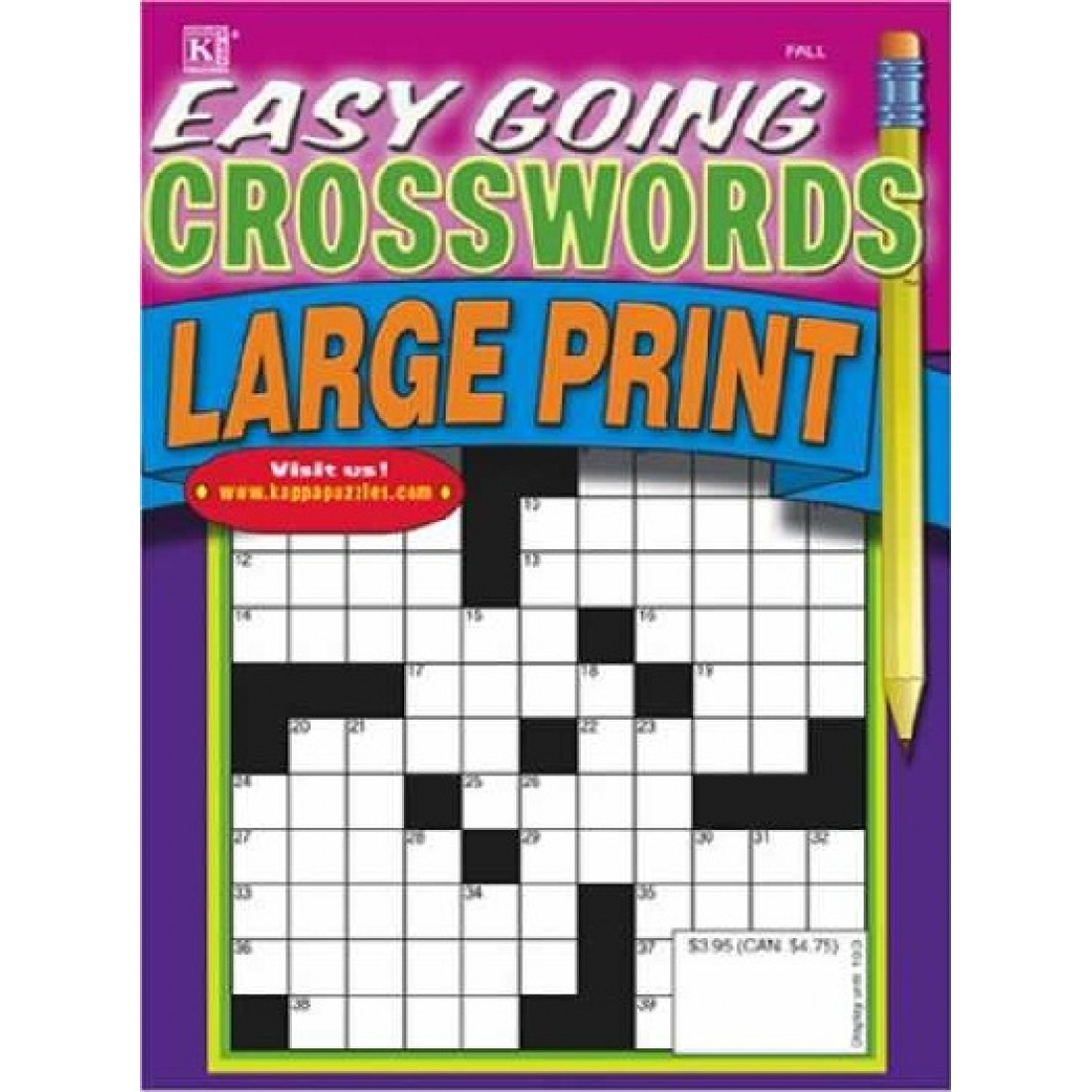 Easy Going Crosswords Large Print Magazine Subscriber Services - Less Easy Going Crossword