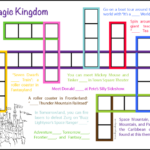 Magic Kingdom Grade 1 Spelling Activities - Magic Themed Easy Crossword Puzzle
