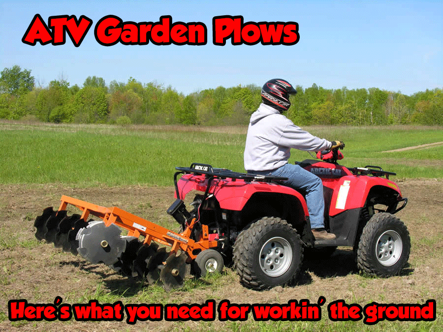 ATV Garden Plows The Best Plowing Attachments To Use Your ATV UTV  - Make Easier To Plow Crossword
