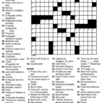 Printable Puzzles For Seniors Printable Crossword Puzzles - Make Easier To Read In A Way Crossword